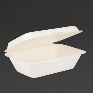 Fiesta Compostable Hinged Container 182mm - DW248