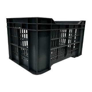 Vogue Perforated Plastic Storage Crate 542x360x290mm - DX998