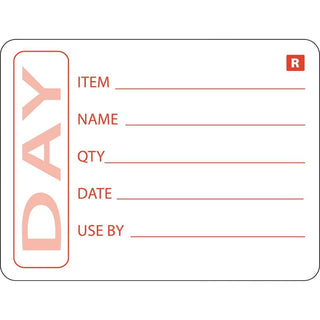 Vogue Prepped Product Removable Labels - E148