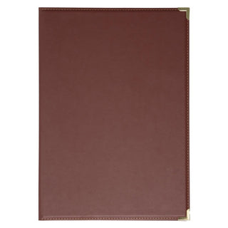 Olympia Leatherette Style Menu Cover A4 4 Card - E222