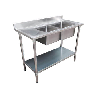 Modular Systems Double Sink Bench Right Handed 1800X700X900Mm 1800-7-DSBR