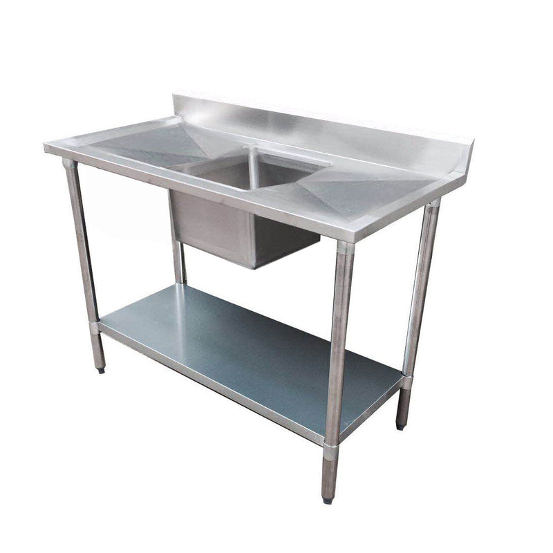 Single Sink Bench - Centre Sink- Modular Systems 1800-6-SSBC