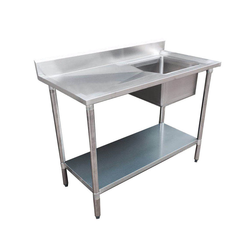 Single Sink Bench - Centre Sink- Modular Systems 1800-6-SSBC