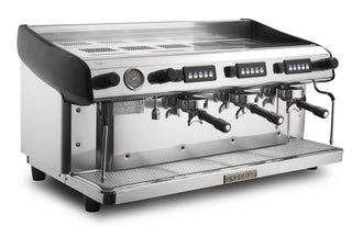Expobar Megacrem High Cup Stainless - 3 Group Commercial Espresso Machine - Black