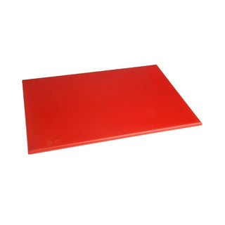 Antibacterial High Density Chopping Board Red - 455x305x12mm- Hygiplas F155