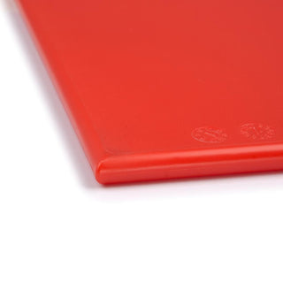 Antibacterial High Density Chopping Board Red - 455x305x12mm- Hygiplas F155