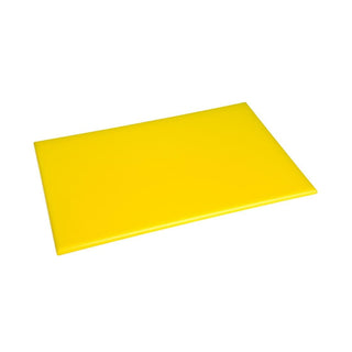 Antibacterial High Density Chopping Board Yellow - 455x305x12mm- Hygiplas F156