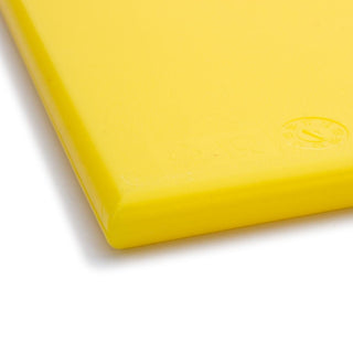 Antibacterial High Density Chopping Board Yellow - 455x305x12mm- Hygiplas F156