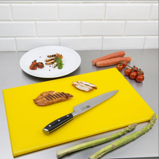 Antibacterial High Density Chopping Board Yellow - 455x305x12mm- Hygiplas F156