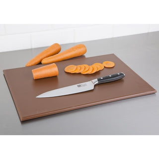 Antibacterial High Density Chopping Board Brown - 455x305x12mm- Hygiplas F160