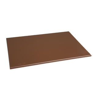 Antibacterial High Density Chopping Board Brown - 455x305x12mm- Hygiplas F160