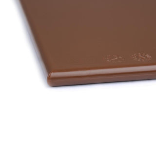 Antibacterial High Density Chopping Board Brown - 455x305x12mm- Hygiplas F160