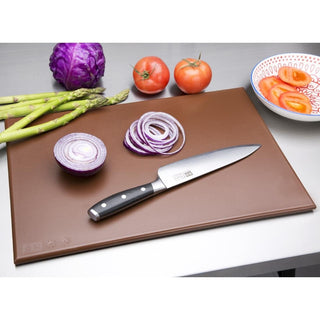 Antibacterial High Density Chopping Board Brown - 455x305x12mm- Hygiplas F160