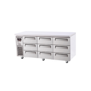 Turbo Air Undercounter 9 Drawer Fridge KUR18-3D-9-N