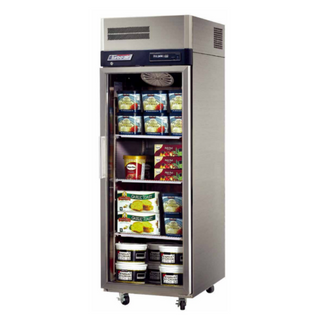 Turbo Air 1 Glass Door Upright Top Mount Freezer