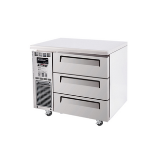 Turbo Air Undercounter 3 Drawer Freezer KUF9-3D-3-N