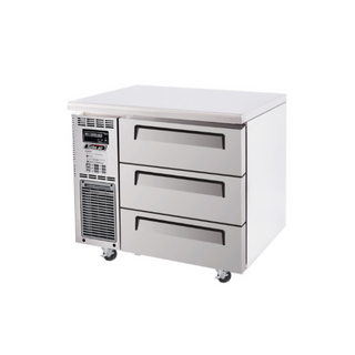 Turbo Air Undercounter 3 Drawer Fridge