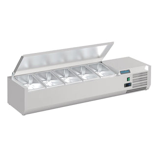 Polar G-Series Countertop Prep Fridge with Lid 5x 1/4GN - FA854-A