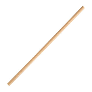 Fiesta Compostable Paper Straws Kraft (Pack of 250) - FB138