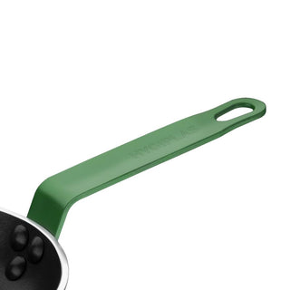 Non Stick Teflon Aluminium Frying Pan with Green Handle 200mm- Hygiplas FB470