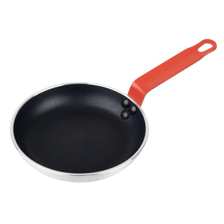 Hygiplas Aluminium Non-stick Teflon Platinum Plus Frying Pan with Red Handle 200mm - HT964