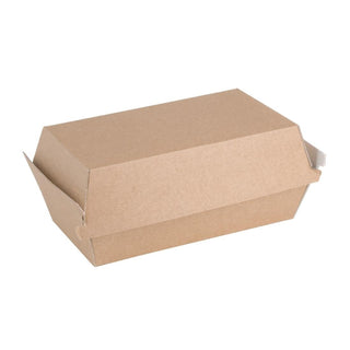 Fiesta Compostable Kraft Food Boxes Small 172mm (Pack of 200) - FB666