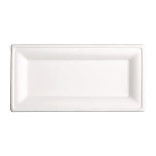 Fiesta Compostable Bagasse Rectangular Plates 258mm (Pack of 50) - FC539
