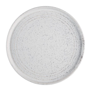 Olympia Cavolo White Speckle Flat Round Plate 270mm (4 Pack) - FD904