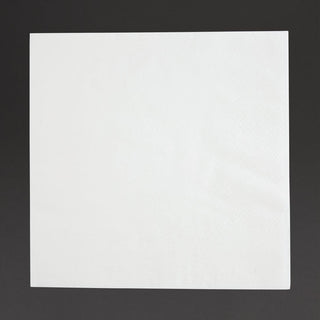 Fiesta Recyclable Lunch Napkin White 330x330mm 2ply 1/4 Fold (Pack of 2000) - FE219