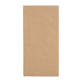 Fiesta Recyclable Recycled Dinner Napkin Kraft 400x400mm 2ply 1/8 Fold (Pack of 2000) - FE250