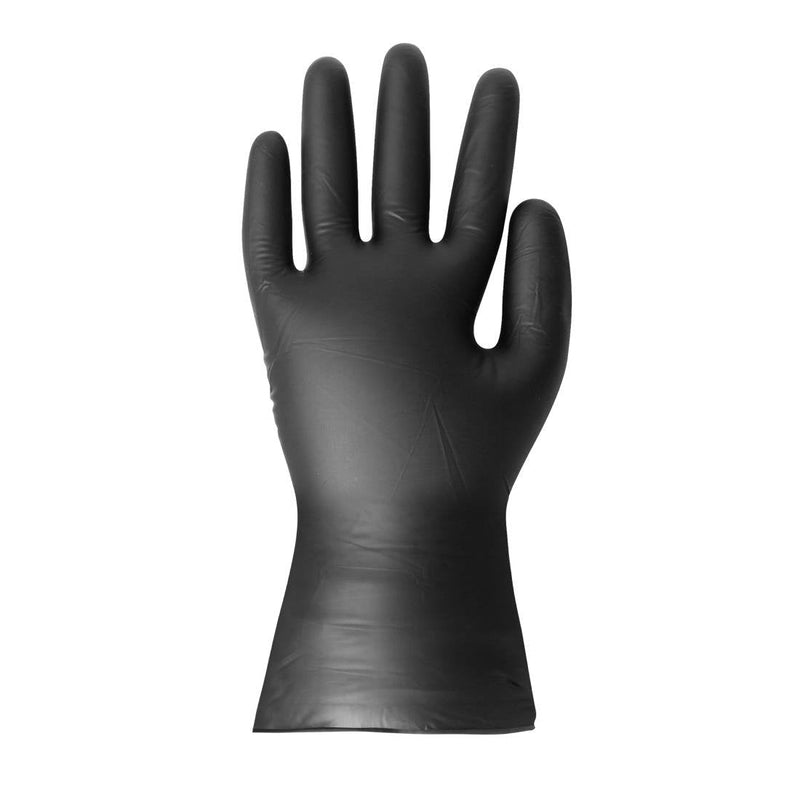 Vinyl Black Powder Free Glove XL - pack 100- Hygiplas FJ748-XL