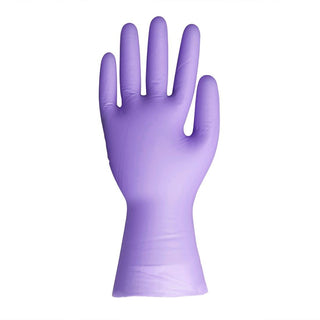 Vinyl Purple Powder Free Glove M - pack 100- Hygiplas FJ749-M