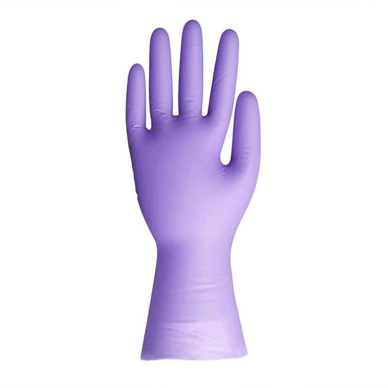 Vinyl Purple Powder Free Glove S - pack 100- Hygiplas FJ749-S