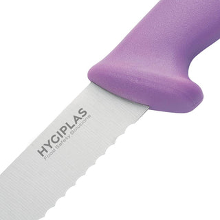 Bread Knife Purple 203mm- Hygiplas FP731