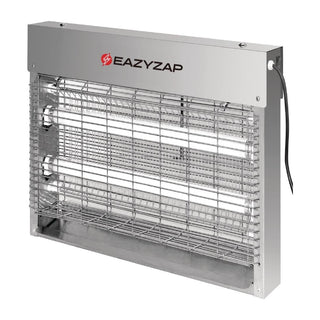 Brushed Stainless Steel bug zapper - 14watt- Eazyzap FP983-A