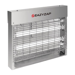 Brushed Stainless Steel bug zapper - 14watt- Eazyzap FP983-A