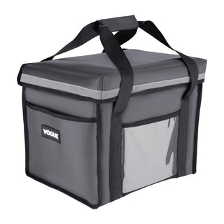 Insulated Folding Delivery Bag Grey 380x305x380mm- Vogue FR225