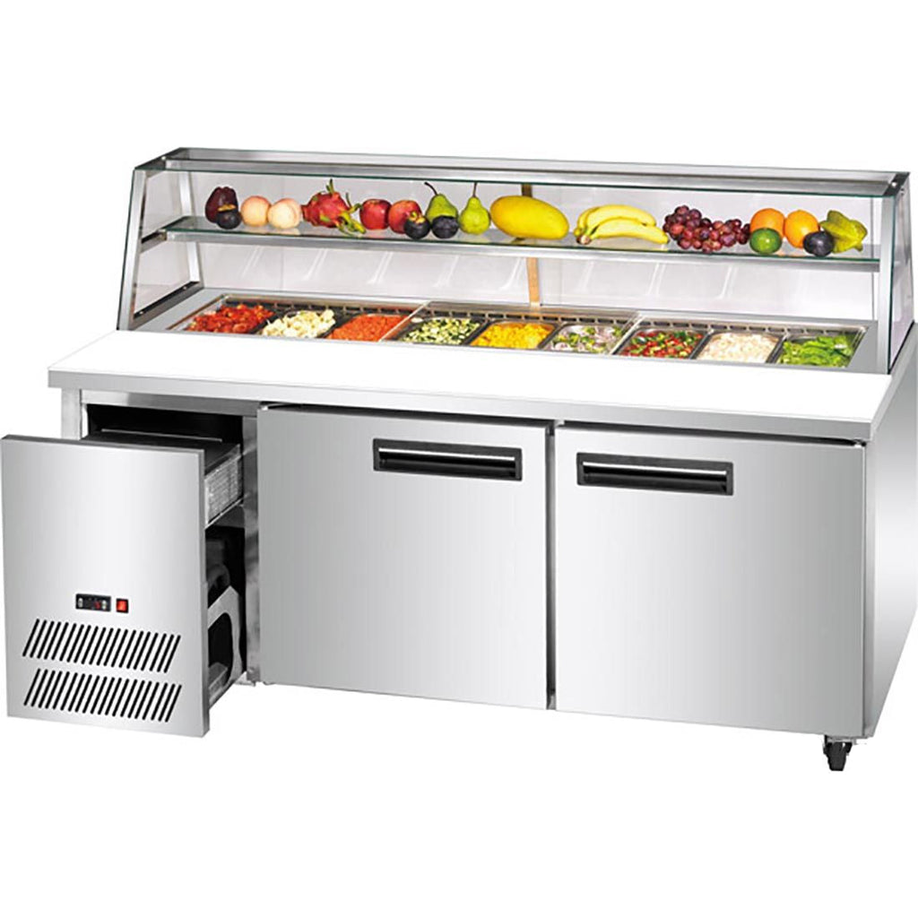 Two Large Door Deluxe Sandwich Bar - Thermaster SCB/18