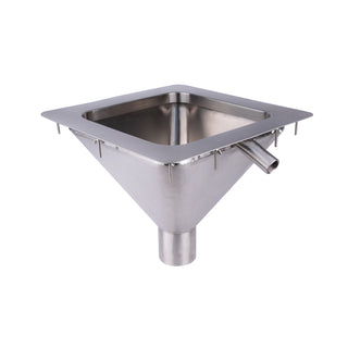3Monkeez Square to Conical Flushing Rim Sink - 450 - 304 Grade S/S - FRSS-DI450-304