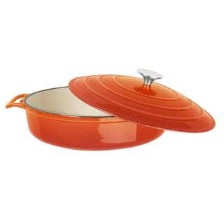 Orange Round Saute Pan 3.5Ltr- Vogue FS478