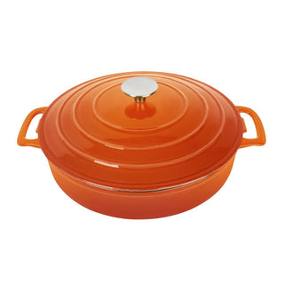 Orange Round Saute Pan 3.5Ltr- Vogue FS478