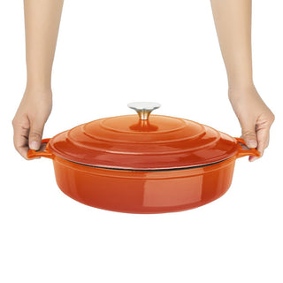 Orange Round Saute Pan 3.5Ltr- Vogue FS478