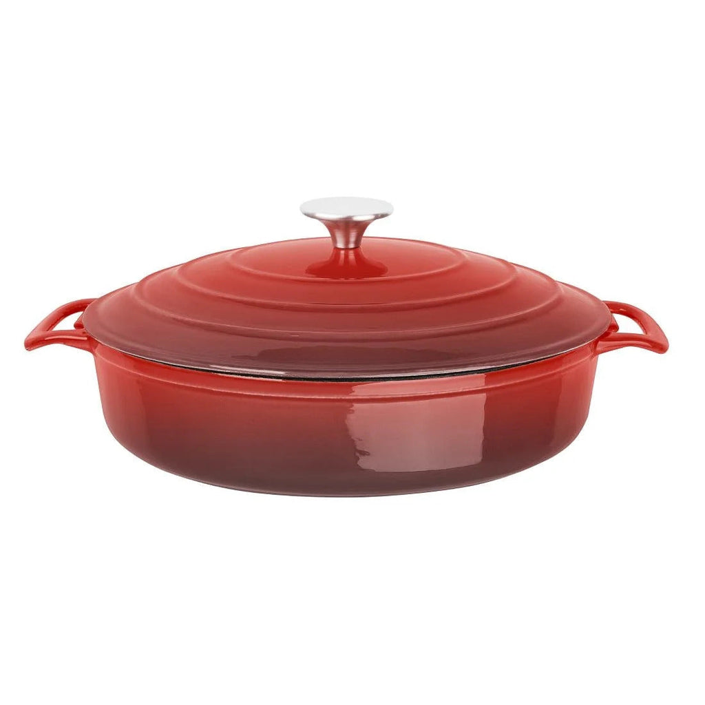 Red Round Saute Pan 3.5Ltr- Vogue FS479