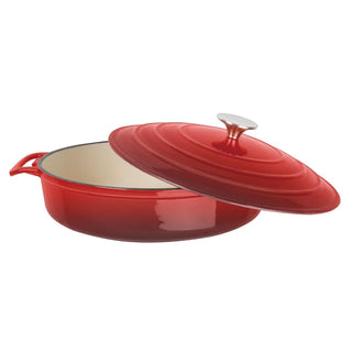 Red Round Saute Pan 3.5Ltr- Vogue FS479