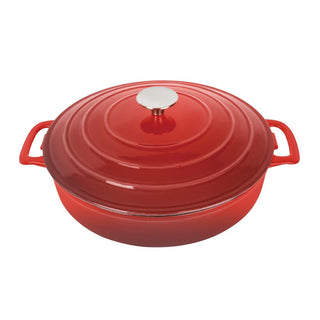 Red Round Saute Pan 3.5Ltr- Vogue FS479