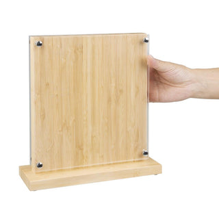 Wood Acrylic Magnetic Knife Block- Vogue FS663