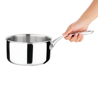 Tri-wall Saucepan St/St 180x95mm- Vogue FS666