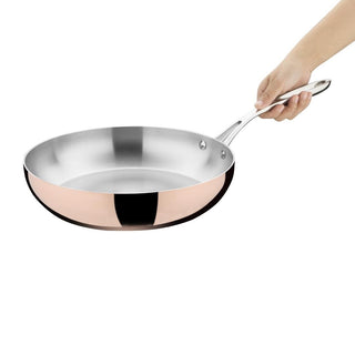 Induction Tri-Wall Copper Fry Pan - 280x60mm- Vogue FS669