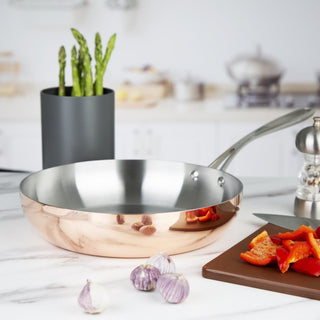 Induction Tri-Wall Copper Fry Pan - 280x60mm- Vogue FS669