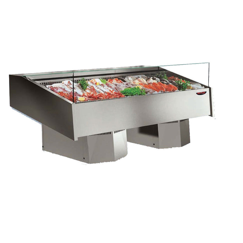 Multiplexable Serve-Over Refrigerated Fish Open Display - ItaliaCool FSG2000